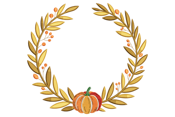 Autumn Pumpkin Wreath: A Golden Touch for Creative Fall Projects