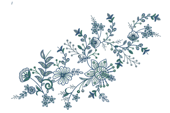 Beautiful Flower Embroidery Design: A Timeless Choice for Fabric Art