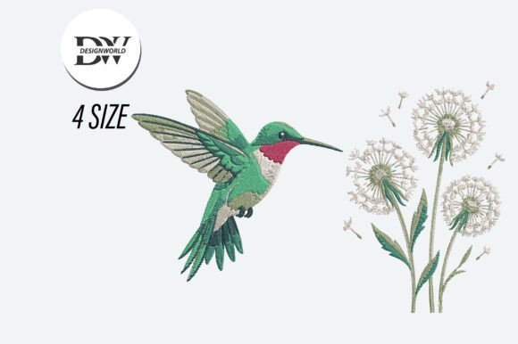 Bringing Nature to Life: The Art of Hummingbird Embroidery Design