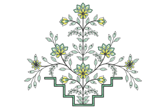 Creative Flowers Embroidery Design: A Modern Touch for Visual Artistry