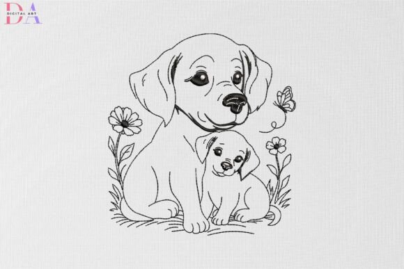 Cute Puppy Family Garden Butterfly Pals: A Heartfelt Design Theme for Pet Lovers and Creative Makers