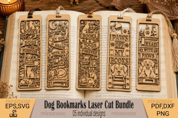 Dog Bookmarks Laser Cut Bundle