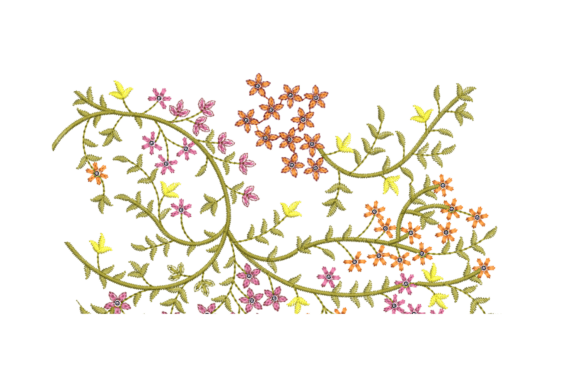 Floral Botanical Ornament Embroidery: A Timeless Blend of Nature and Elegance