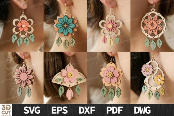Floral Earrings Bundle SVG: A Practical Guide for Laser Cutting Workflows