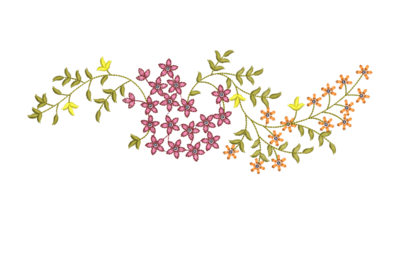 Leaf Botanical Ornament Embroidery: A Timeless Design for Versatile Creativity