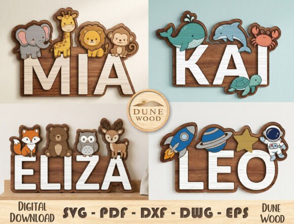 Personalized Kids Name SVG Bundle: An Evaluation for Makers