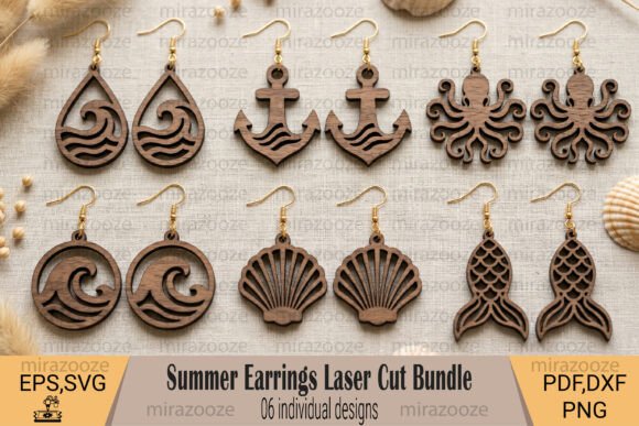 Summer Earrings Laser Cut Bundle: A Complete Guide to Coastal Jewelry Crafting