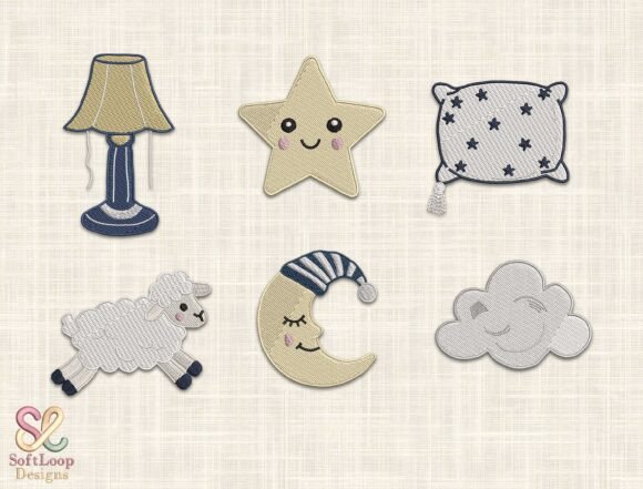 Sweet Dreams Nursery Embroidery Bundle