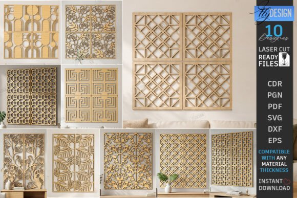 Transforming Interiors with a Decorative Wall Art Panels Laser Cut Set