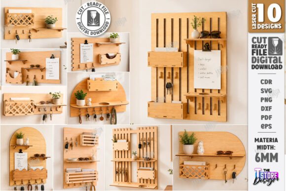 Wall Key Holder Laser Cut Bundle Home: A Strategic Tool for Thoughtful Home Organization and Brand Expression