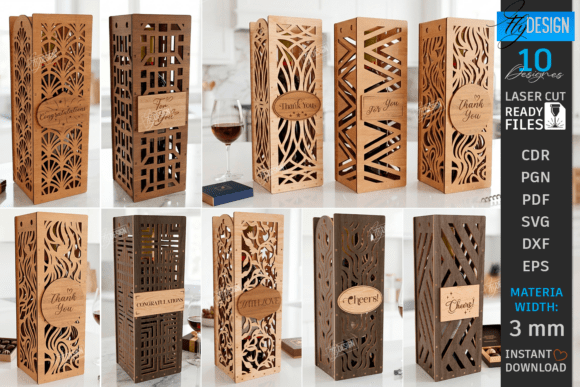 Wine Bottle Gift Boxes Laser Cut Bundle: A Practical Evaluation for Makers